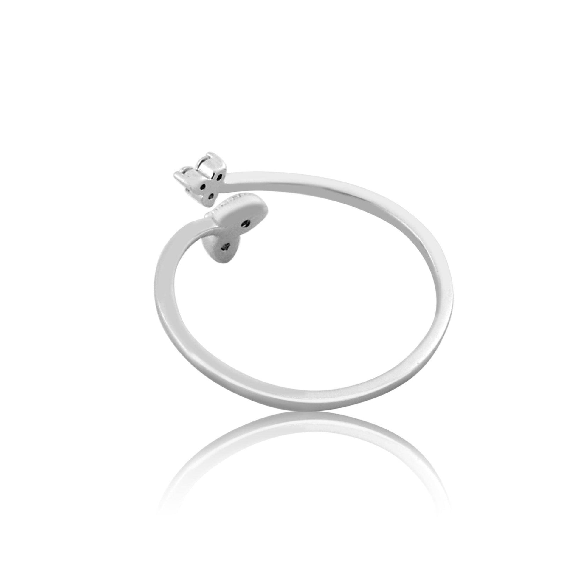 Silver miss class ring - SAAAR Jewellery