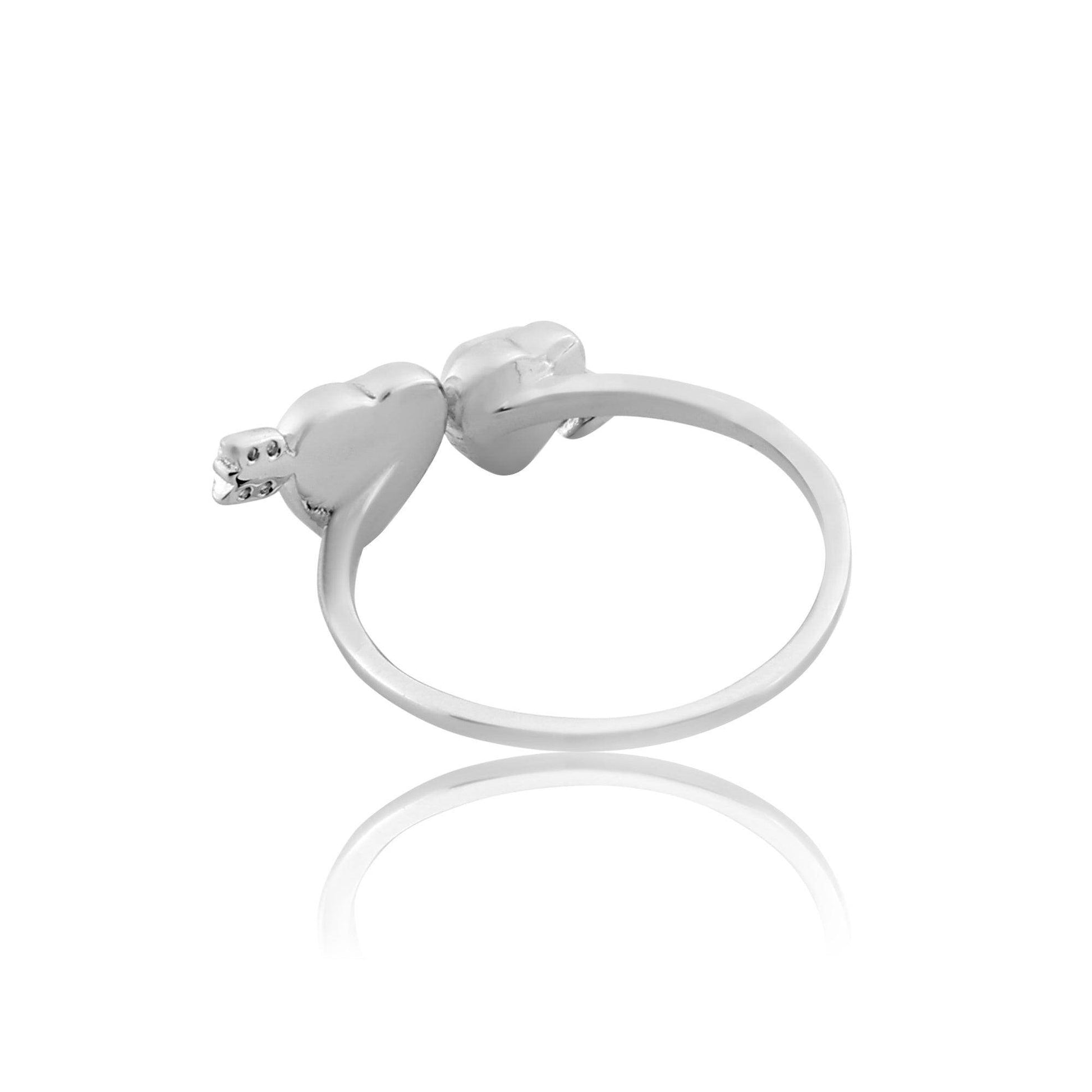 silver U&ME ring - SAAAR Jewellery