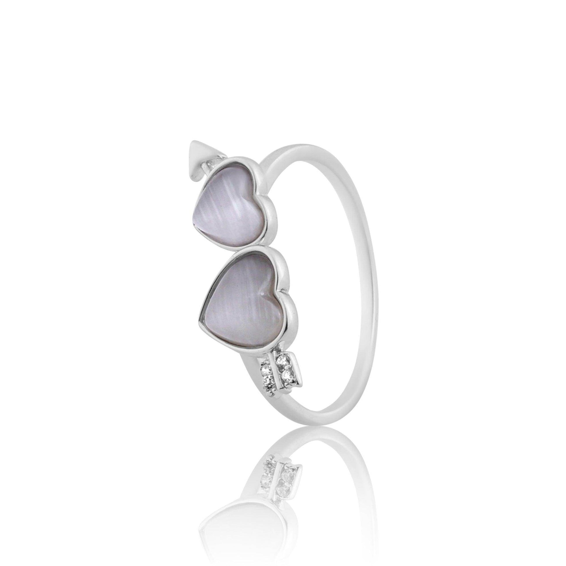 silver U&ME ring - SAAAR Jewellery