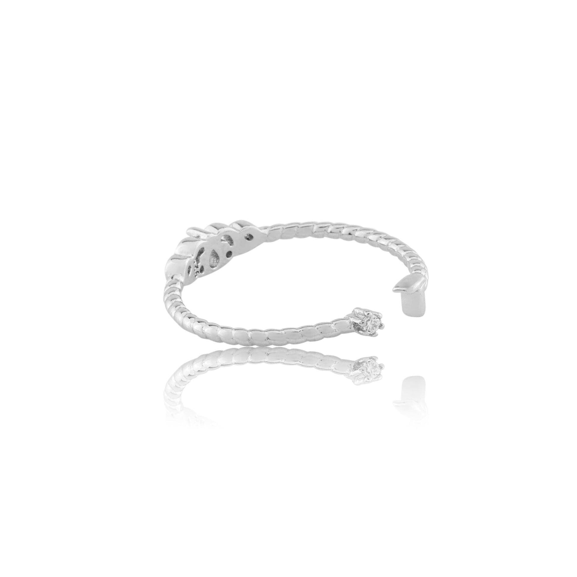 silver shine me ring - SAAAR Jewellery