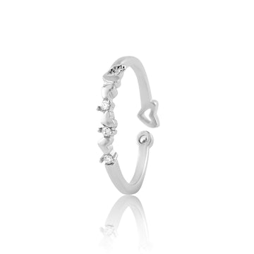 silver twist ring