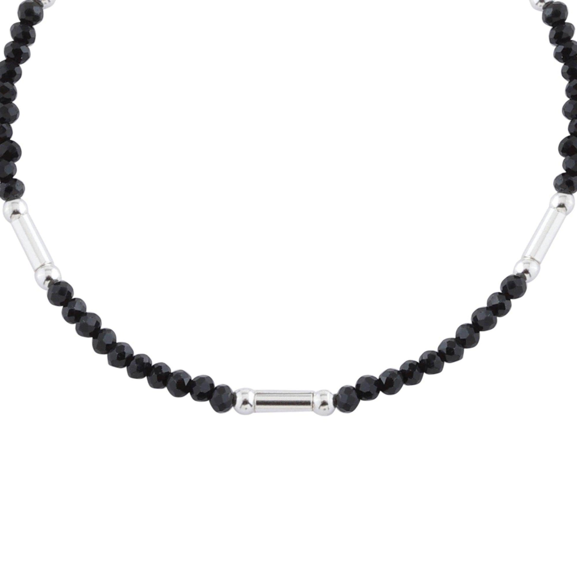Silver Black & White Bracelet - SAAAR Jewellery