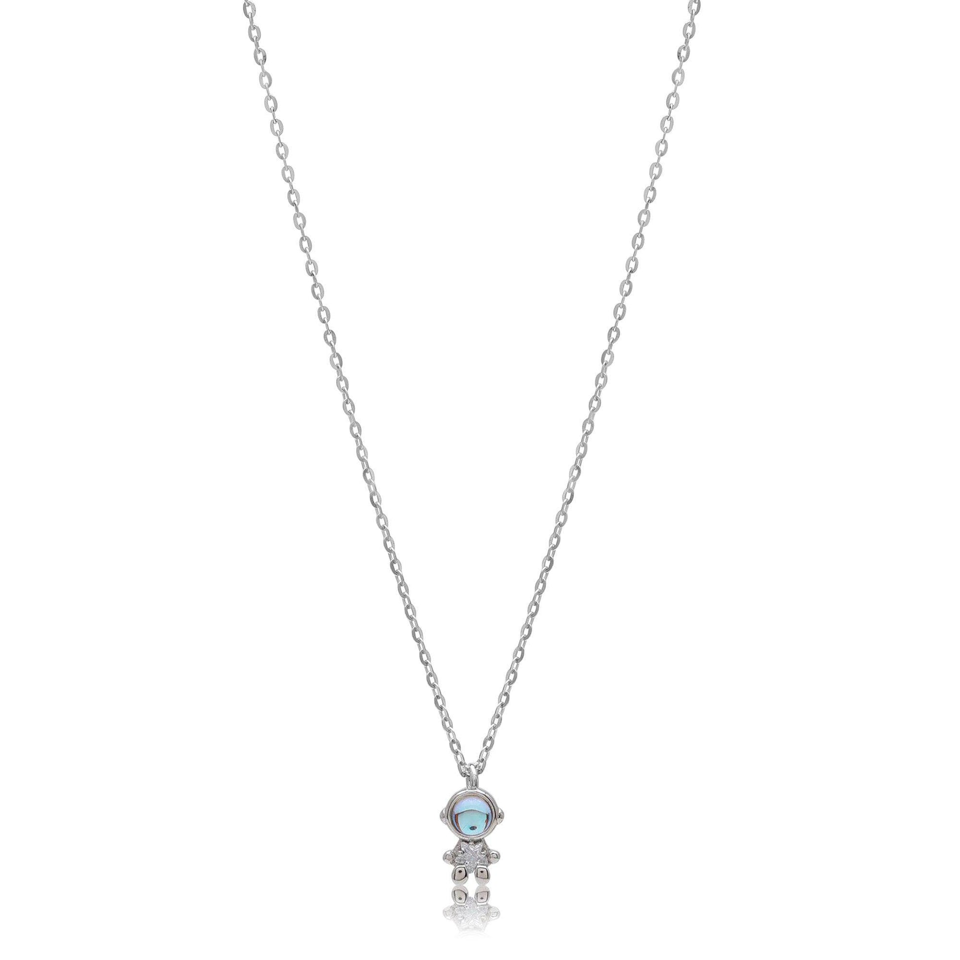 silver give me some space pendant - SAAAR Jewellery