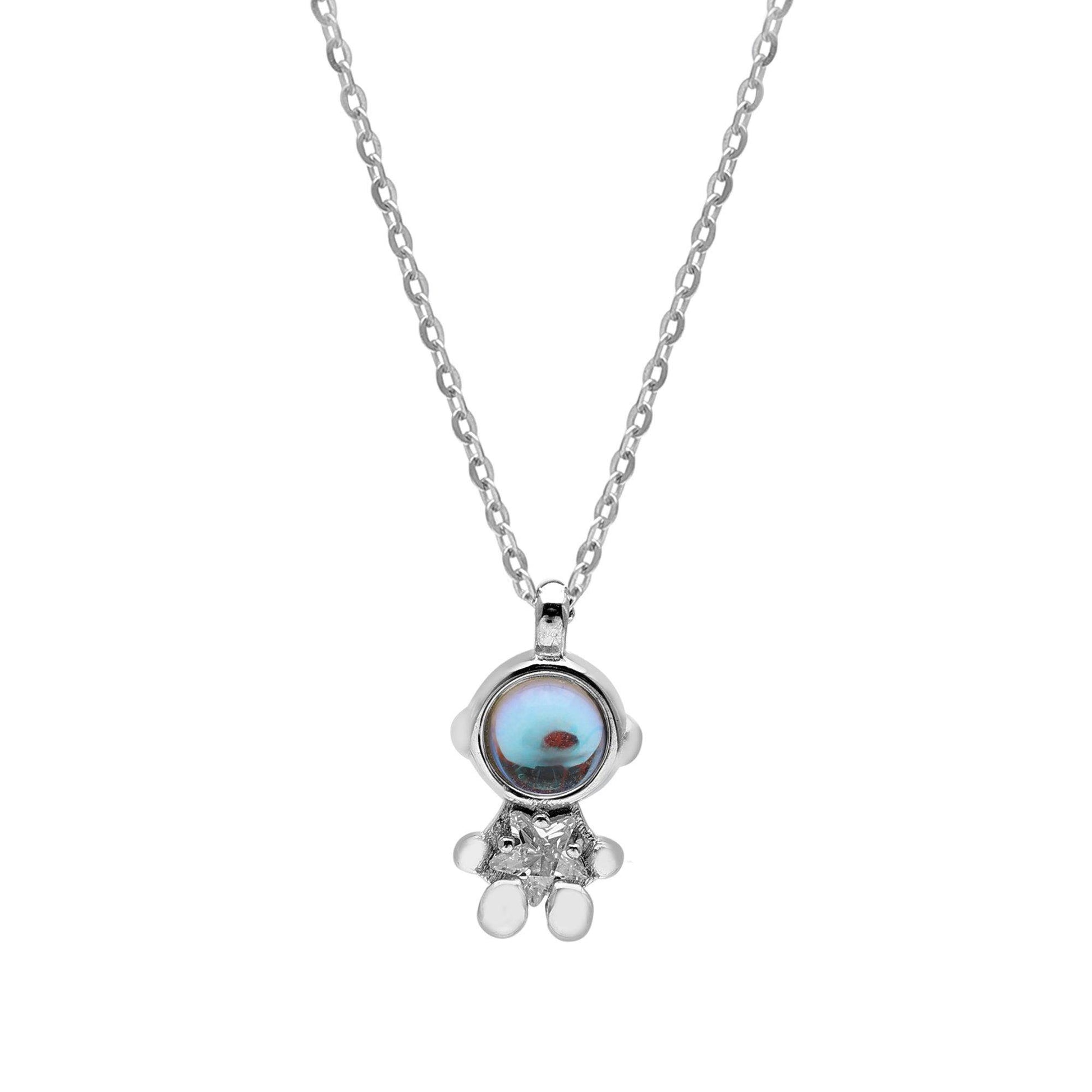 silver give me some space pendant - SAAAR Jewellery
