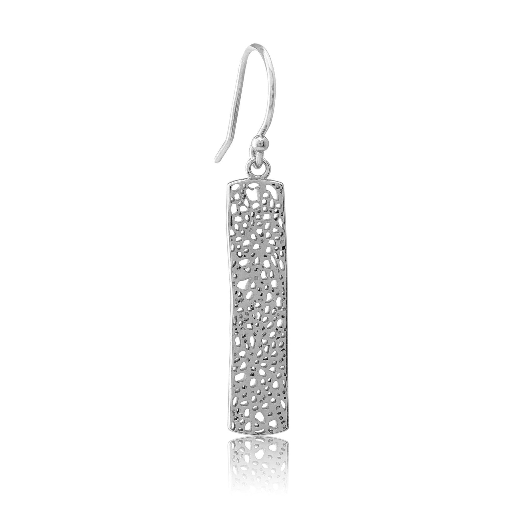 Silver Danglers earrings - SAAAR Jewellery