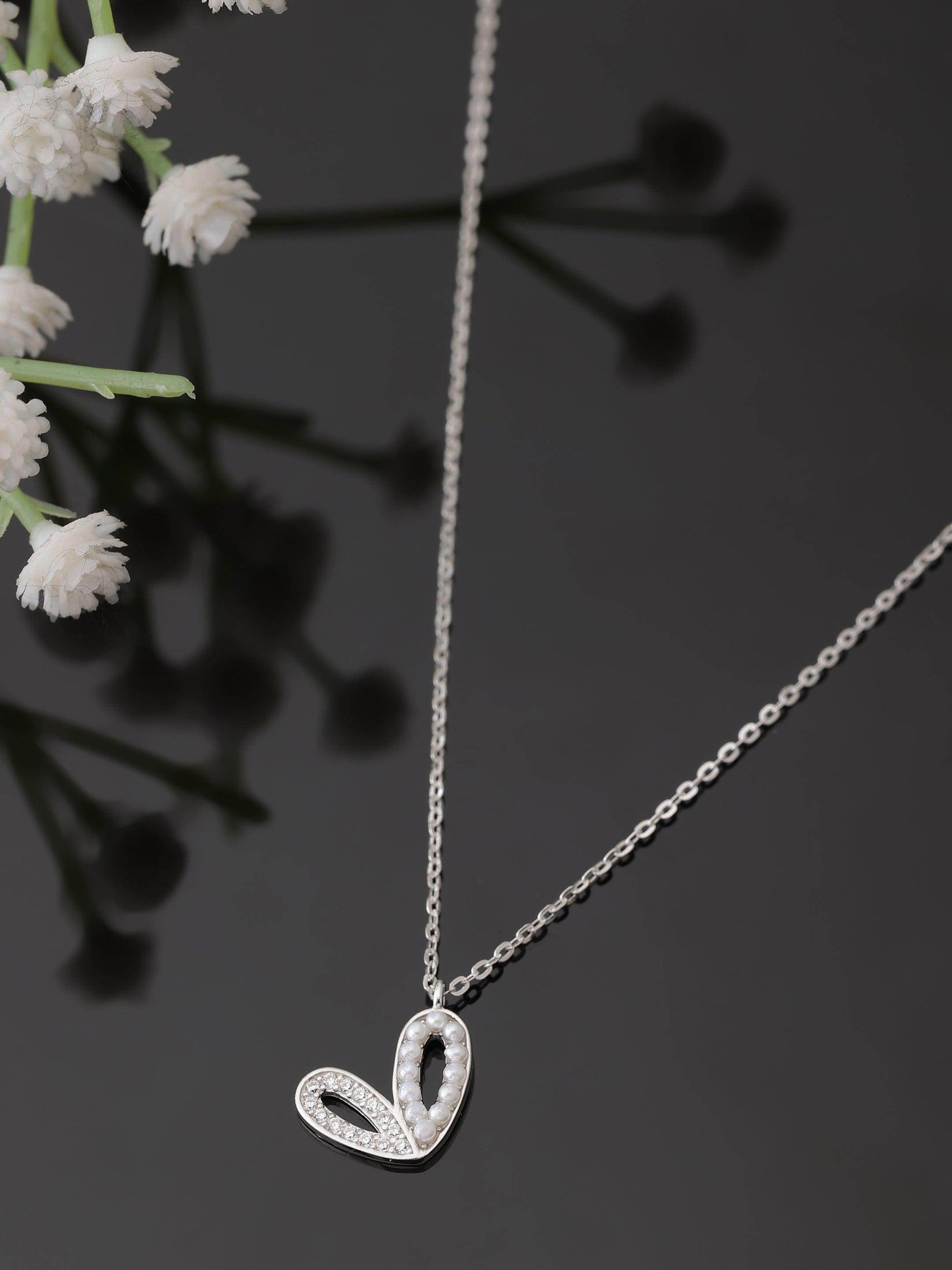 Silver feel my heart Pendant - SAAAR Jewellery