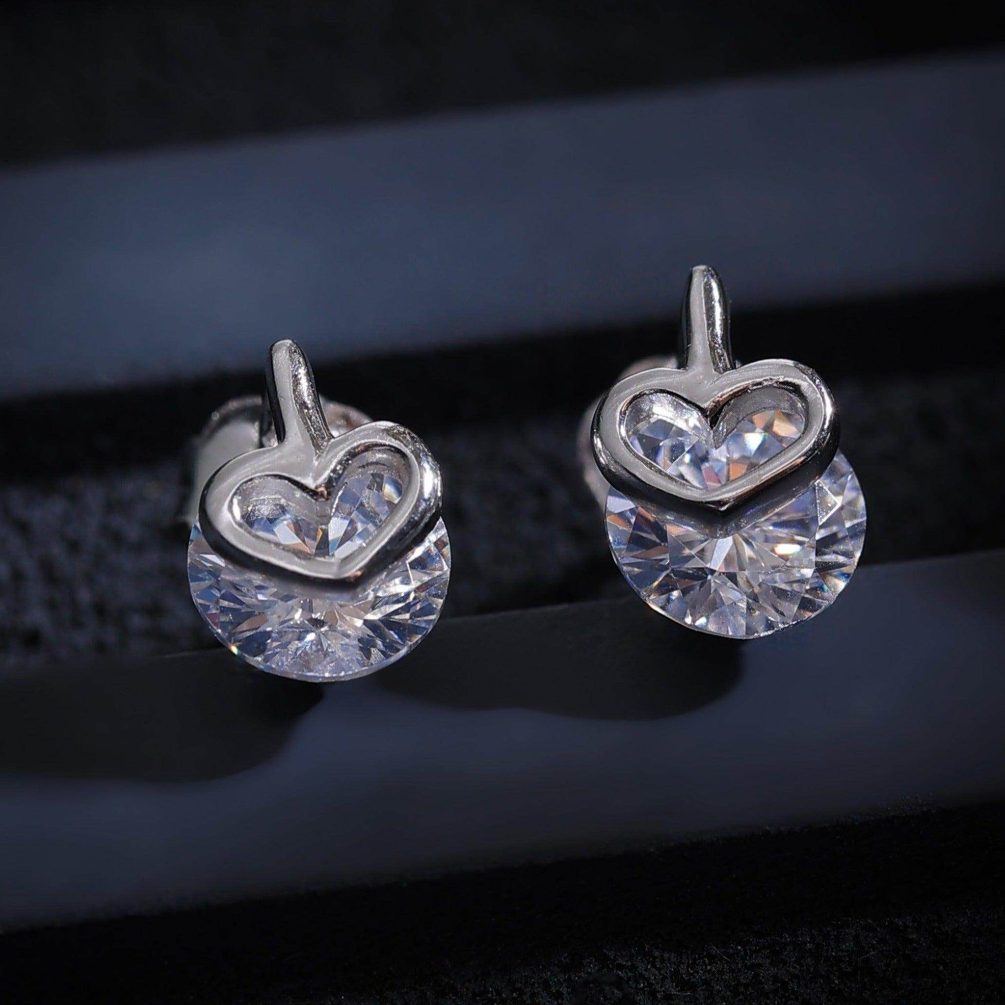 silver everyday studs - SAAAR Jewellery