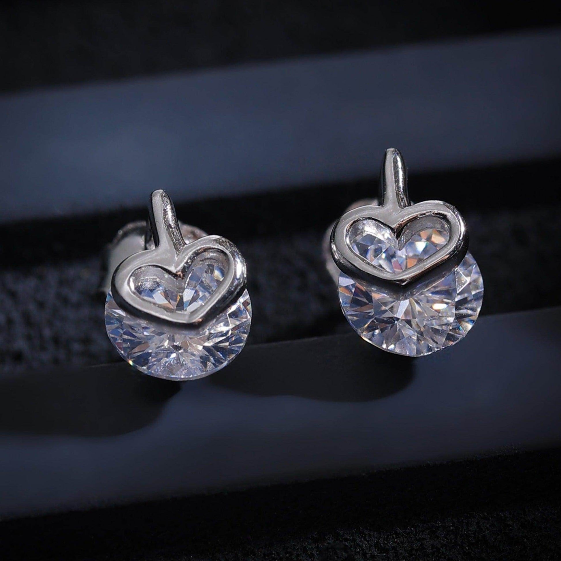 silver everyday studs - SAAAR Jewellery