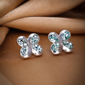 Mother of Pearl Butterfly Studs