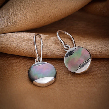 mother of pearl drop earrings
