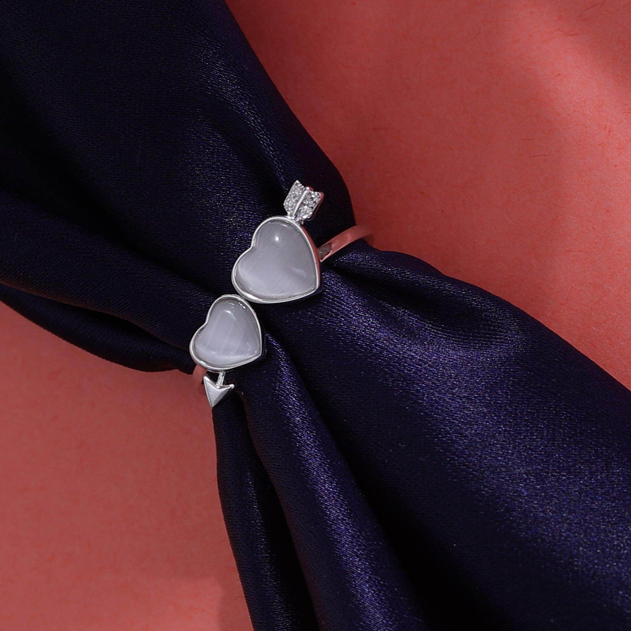 silver U&ME ring - SAAAR Jewellery