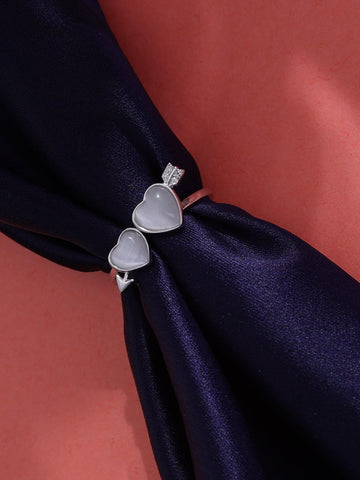 silver U&ME ring