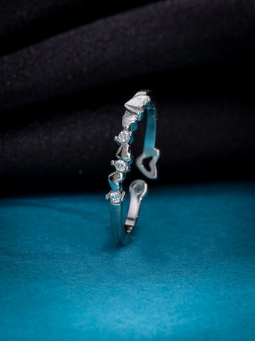 silver twist ring