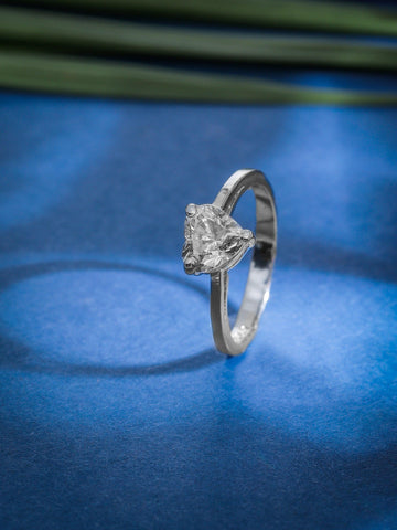 Silver Love In The Air Ring