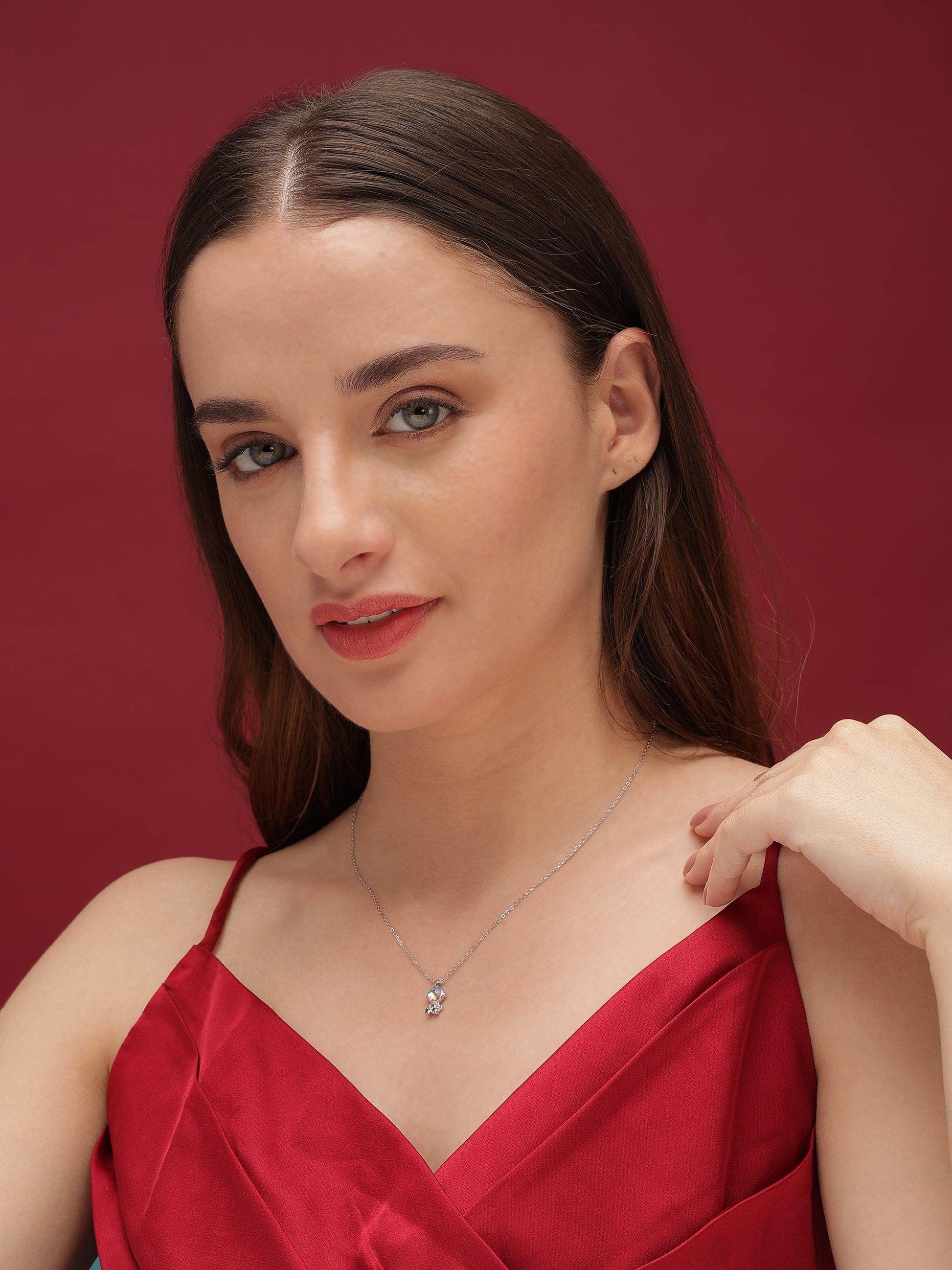 silver give me some space pendant - SAAAR Jewellery