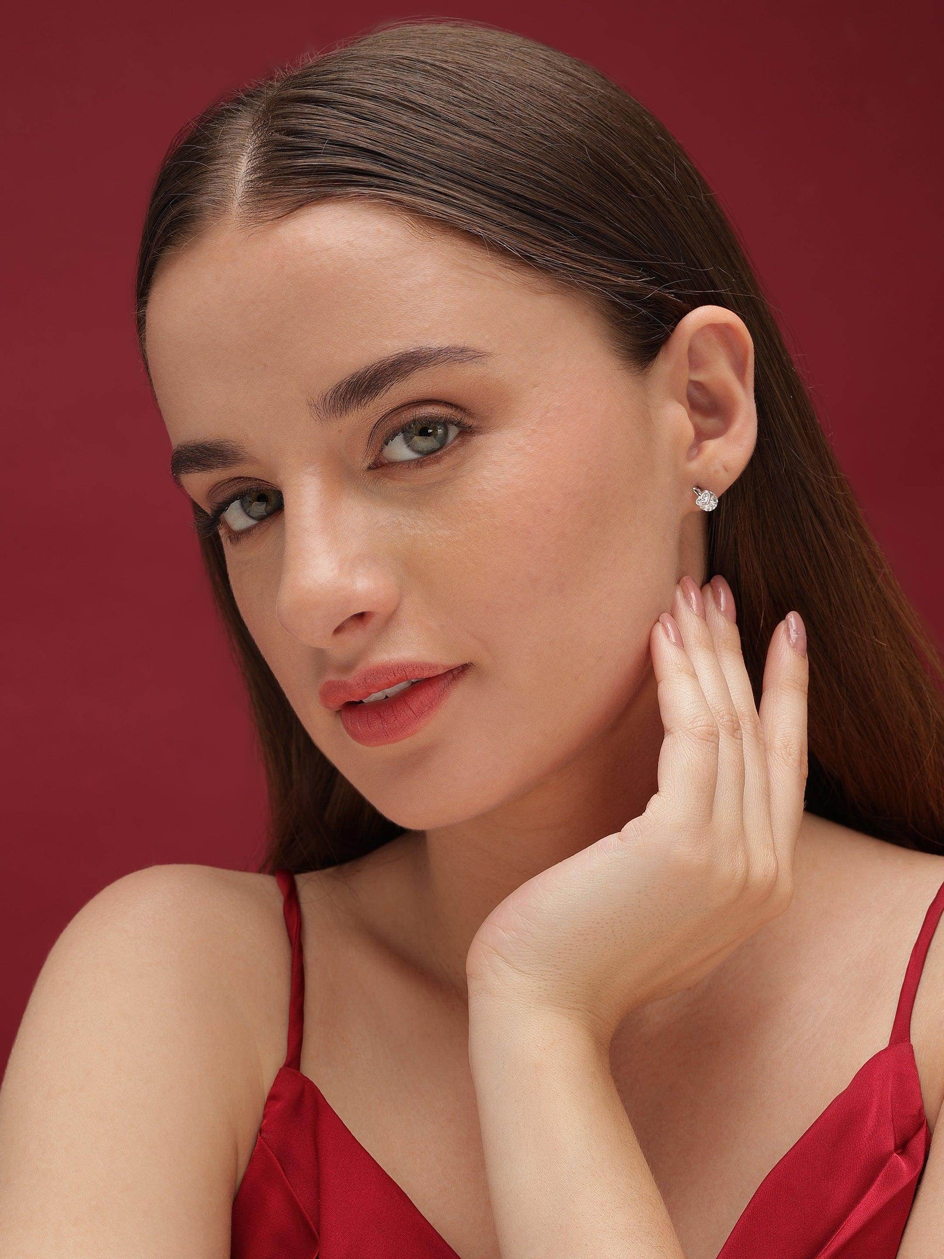 silver everyday studs - SAAAR Jewellery