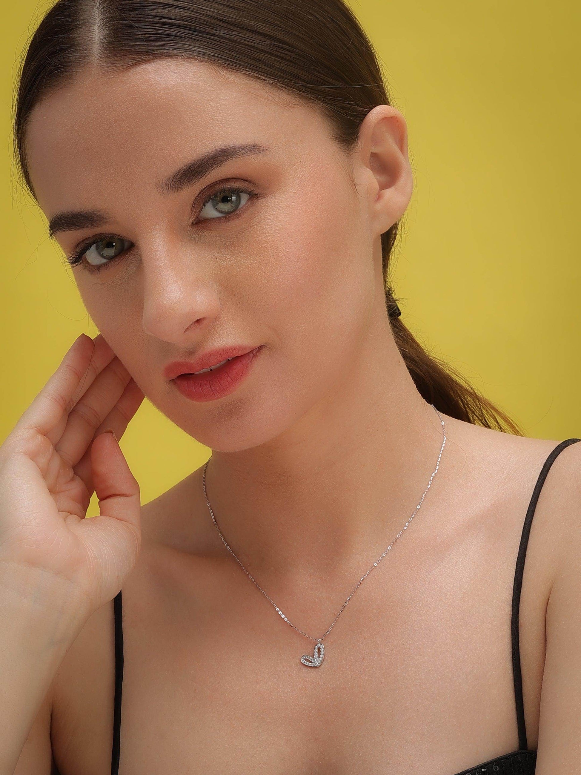 Silver feel my heart Pendant - SAAAR Jewellery