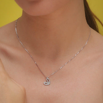 Silver feel my heart Pendant