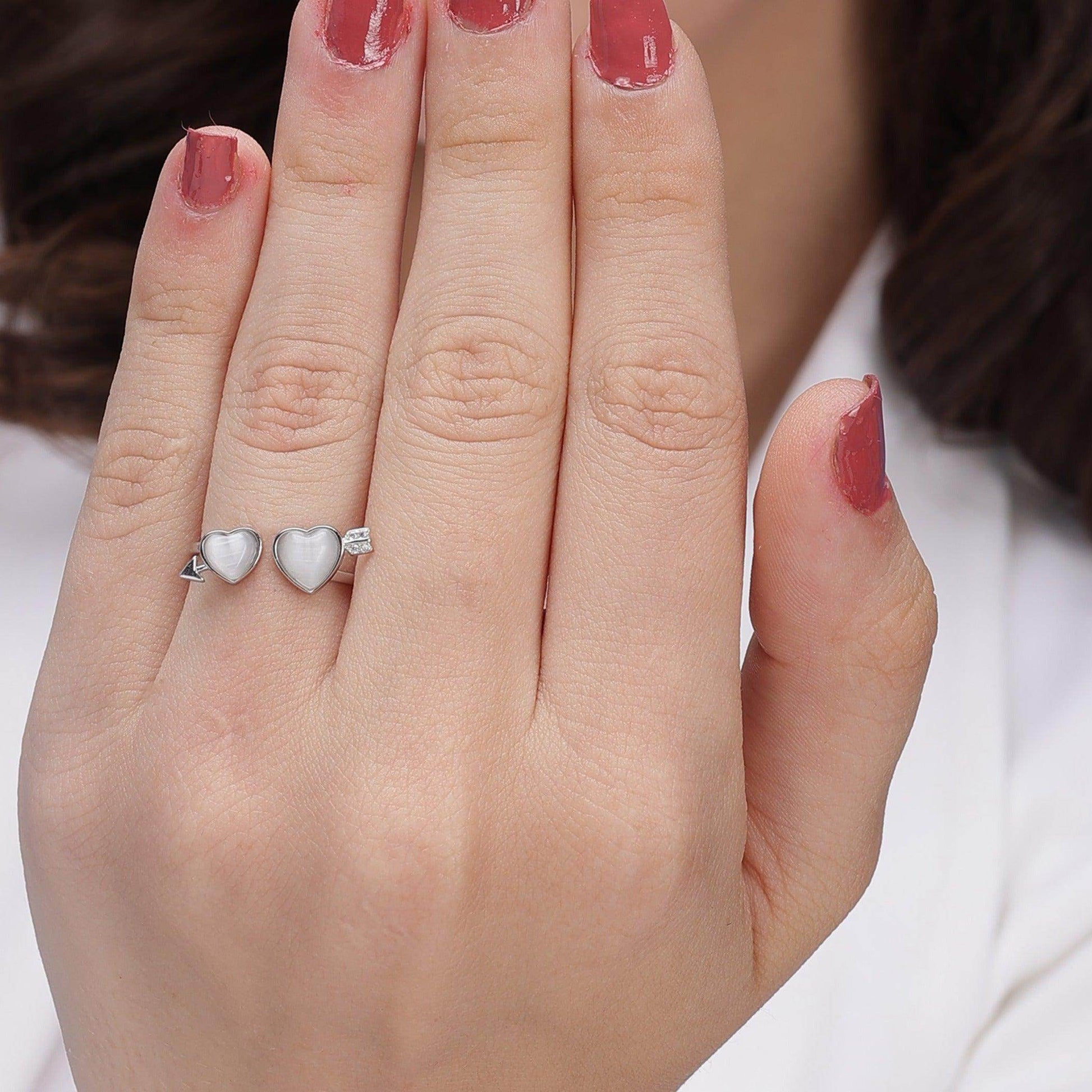 silver U&ME ring - SAAAR Jewellery