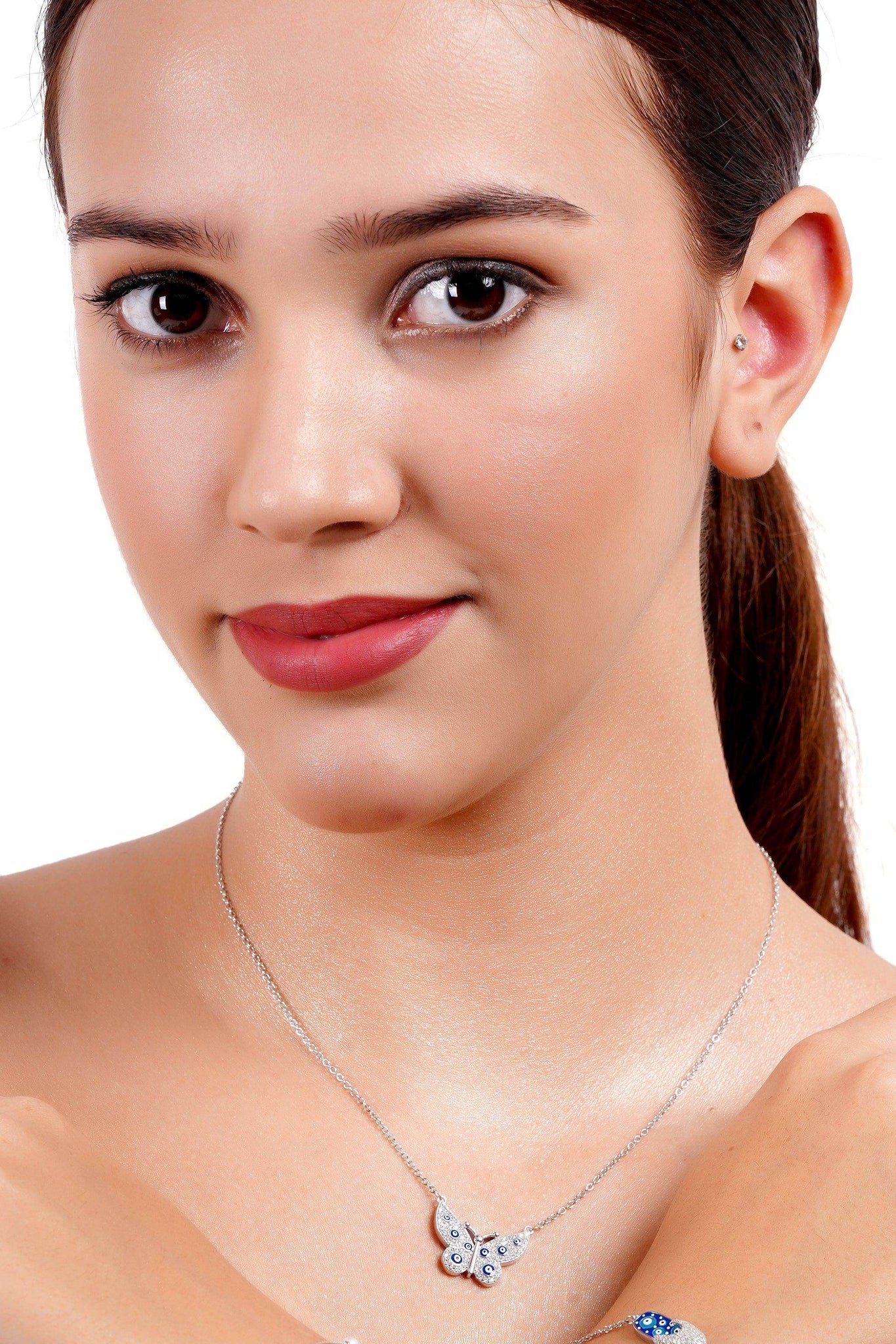 Classic Evil Eye Pendant Necklace - SAAAR Jewellery