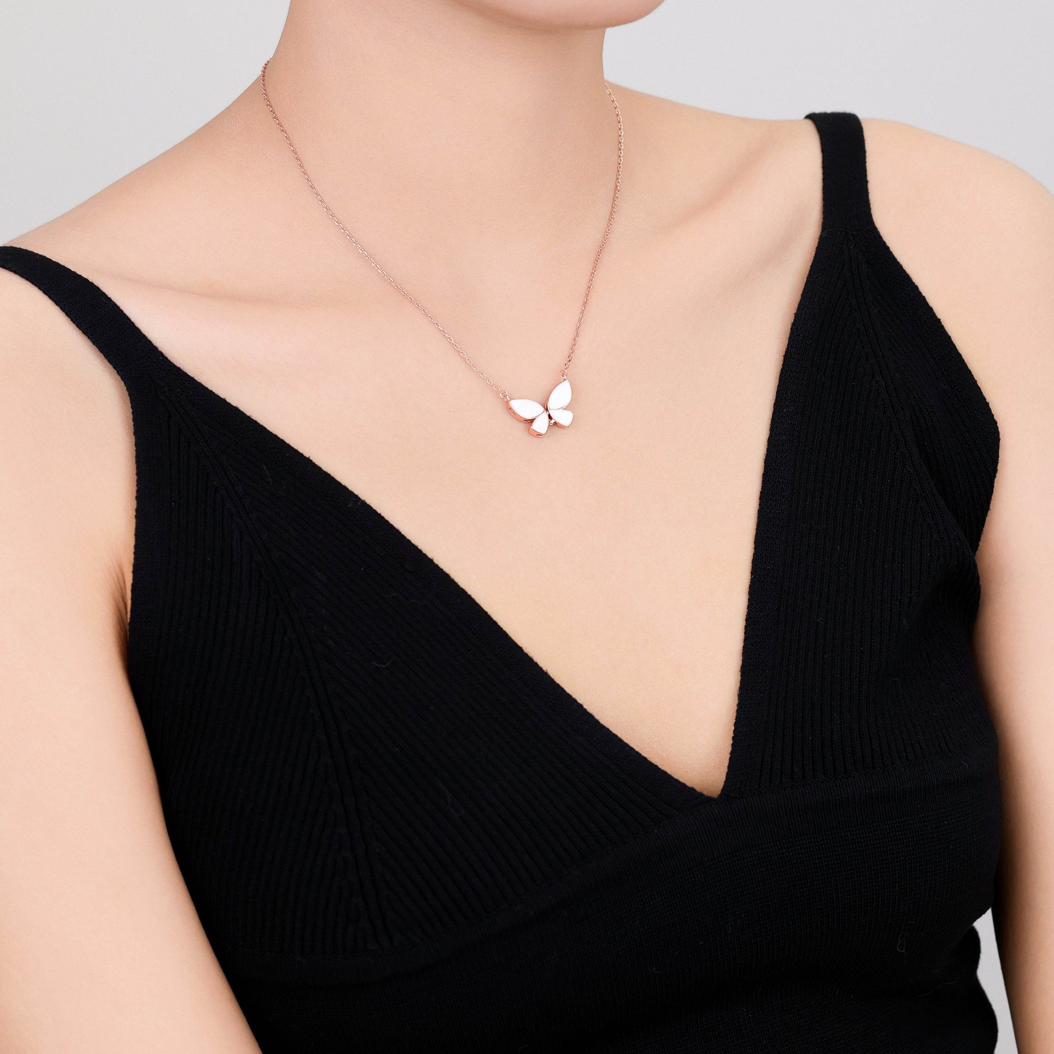Silver Butterfly Magnet Chain - SAAAR Jewellery