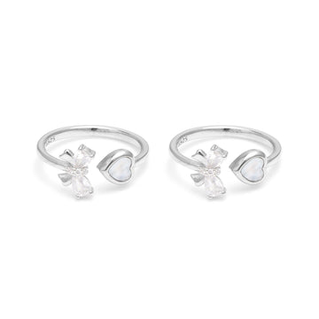Tiny Toes, Big Shine – Add a touch of sparkle to your every step with these elegant toe rings.