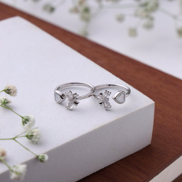 Tiny Toes, Big Shine – Add a touch of sparkle to your every step with these elegant toe rings.
